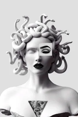 Медуза горгона | Medusa art, Medusa artwork, Deep art картинки