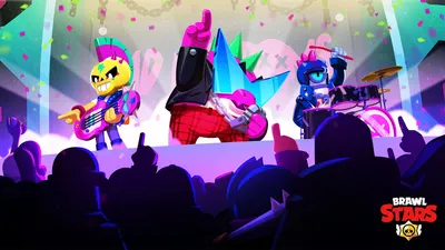 Brawl Stars в Твиттере: \"Trash Poco на гитаре 🗑🎸 Wicked Stu на барабанах🔥🏍 и Born Bad Buzz на вокале 🦖🎙 #BadRandoms теперь доступны и готовы к краху картинки