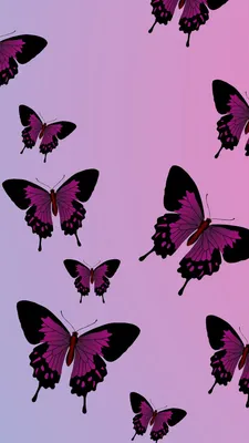 Butterfly wallpapers | Изображения заката, Розовые обои, Изображения неба картинки