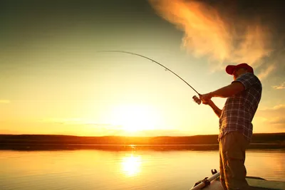 Рыбак с удочкой — Fisherman with a fishing rod картинки