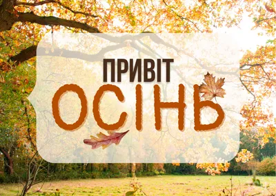 С первым днем осени 2022: поздравления в прозе и стихах, картинки на  украинском — Украина — tsn.ua картинки