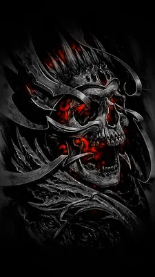 Pin by tawatchai dentap on แอบรัช | Skull wallpaper, Black skulls  wallpaper, Skull wallpaper iphone картинки