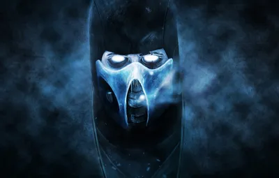 Обои холод, темный фон, ниндзя, mortal kombat, Sub-Zero, Саб-Зиро картинки  на рабочий стол, раздел игры - скачать картинки