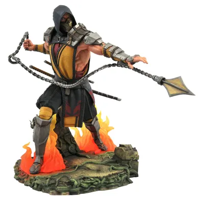 Фигурка Scorpion — Mortal Kombat 11 Gallery Deluxe Statue - купить в  GeekZona.ru картинки