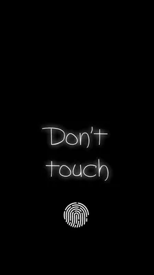 Обои с черным фоном Don't Touch | Funny iphone wallpaper, Phone humor,  Funny phone wallpaper картинки