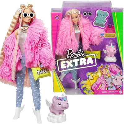 Купить Кукла Барби Экстра Стильная Модница - Barbie Extra Style блондинка  Mattel GRN28, цена 1379 грн — Prom.ua (ID#1297857662) картинки