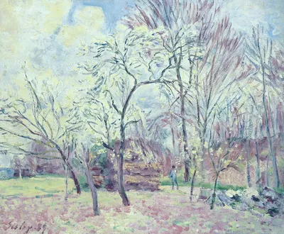 Лирические пейзажи Альфред Сислей (Alfred Sisley) (545 фото) » Страница 14  » Картины, художники, фотографы на Nevsepic картинки