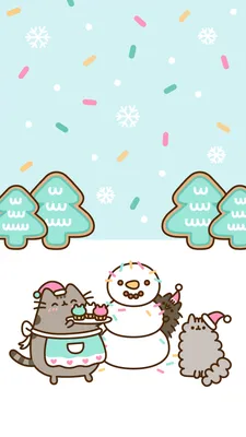 Зимние обои на телефон андроид с котом Пушином | Pusheen christmas,  Wallpaper iphone christmas, Christmas phone wallpaper картинки