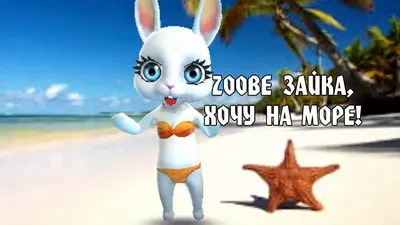 Zoobe Зайка, хочу на море! - YouTube картинки