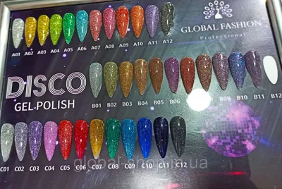 Купить Гель-лак светоотражающий Disco Gel GLOBAL FASHION,палитра 36 цветов,  цена 155 грн — Prom.ua (ID#1417831836) картинки