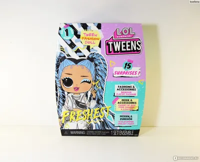 L.O.L. Surprise Кукла Tweens Fashion Doll Freshest - «L.O.L Surprise!  Tweens — новые куклы 2021. Кукла лол ПОДРОСТОК, распаковка Tweens Fashion  Doll Freshest, фото, сравнение с куклой ОМГ + наша коллекция оригинальных  куколок L.O.L» | отзывы картинки