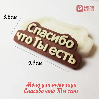 Молд для шоколада Спасибо что Ты есть картинки