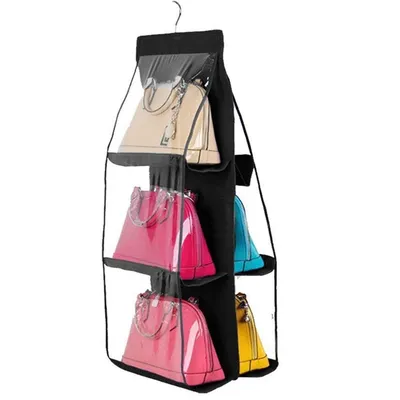 ᐉ Подвесной органайзер для сумок Hanging Purse Organizer Черный (2f31138f) картинки