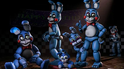 Шаблон Той Бонни ФНАФ toy Bonnie FNAF - Рисовач .Ру картинки