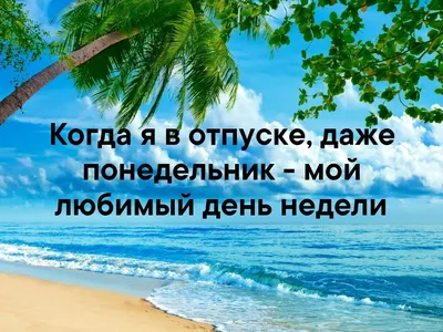 Картинки понедельник в отпуске (44 фото) » Юмор, позитив и много смешных  картинок картинки