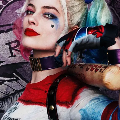 Живые обои Harley Quinn with Bat - Wallpaper Engine картинки