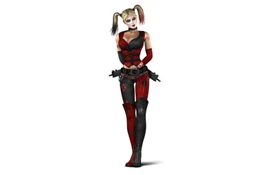 Обои девушка, оружие, костюм, персонаж, harley quinn, харли квин, Batman  arkham city картинки на рабочий стол, раздел игры - скачать картинки