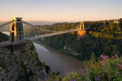 Картинка Англия Clifton Suspension Bridge Avon Gorge Clifton Bristol картинки