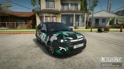 Скачать Lada Kalina Автозвук Deaf Bonce Team для GTA San Andreas картинки