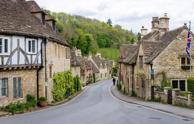 Обои Англия, Дома, Деревня, Castle Combe картинки на рабочий стол, раздел  город - скачать картинки