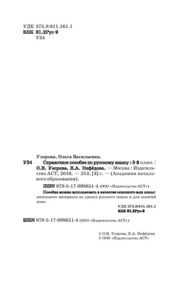 Справочное пособие по русскому языку. 3 класс картинки