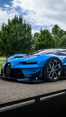 Обои Bugatti Chiron Vision Gran Turismo на телефон iPhone 6 картинки