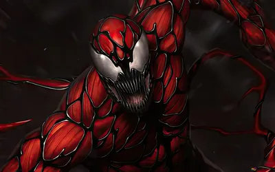 Carnage [Marvel] Комиксы Суперзлодей 4K загрузка обоев картинки