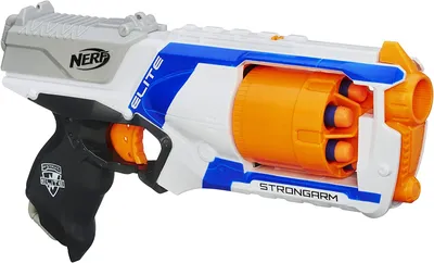 Buy Nerf N Strike Elite Strongarm Toy Blaster с вращающейся бочкой, Slam  Fire и 6 официальными Nerf Elite Darts для детей, подростков и взрослых  Online at Lowest Price in Ubuy Russia. B00DW1JT5G картинки