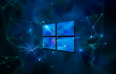 Обои windows, синий фон, Windows 10 картинки на рабочий стол, раздел  hi-tech - скачать картинки