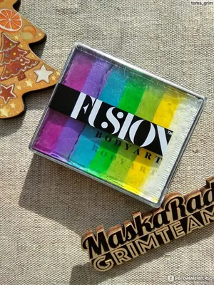 Аквагрим профессиональный Арти-кейк Fusion - «Профессиональные краски для  аквагрима марки Fusion» | отзывы картинки