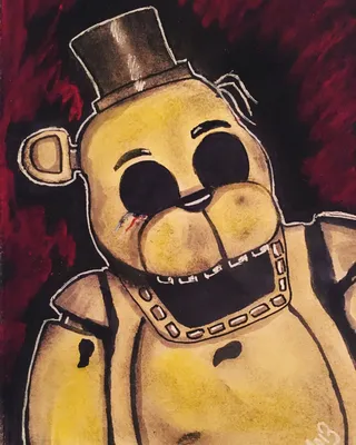 Идеи на тему «Golden Freddy» (87) | ночь, фан арт, рисунки картинки