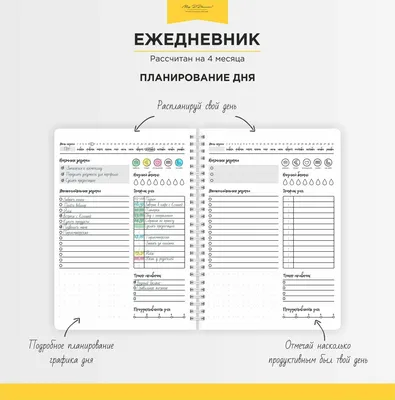 Шаблон планера ежедневника | Remarklee* картинки