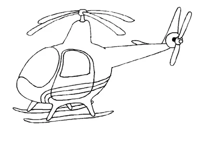 Раскраска вертолет для малышей - 77 фото картинки