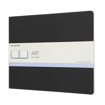 Записная книжка Moleskine Cahier Squared (для рисунков),XXL (21,59х27,94  см), черная картинки