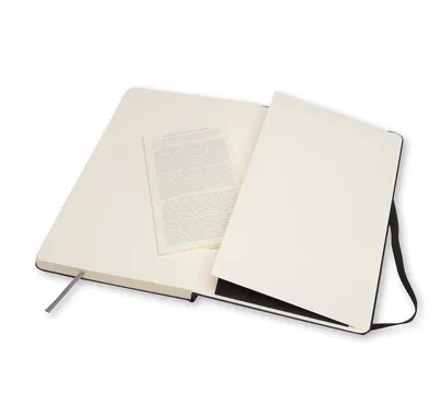 Записная книжка Moleskine Sketchbook (скетчбук для рисунков), Large  (13х21см), черная картинки