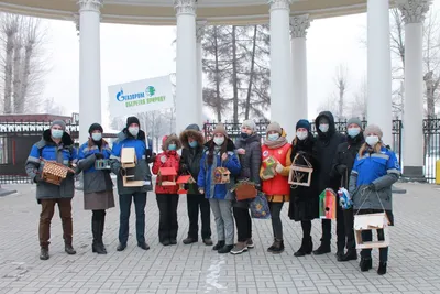 В ООО «Газпром добыча Кузнецк» прошел конкурс кормушек для зимующих птиц картинки