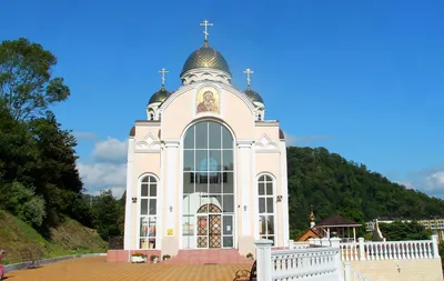 Дагомыс (Сочи, город). Церковь Казанской иконы Божией Матери в Дагомысе,  фотография. фасады картинки