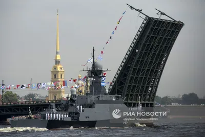 Генеральная репетиция военно-морского парада ко дню ВМФ в Санкт-Петербурге  | РИА Новости Медиабанк картинки