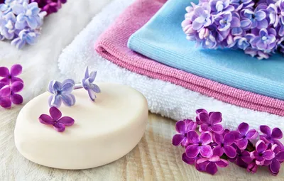 Обои сиреневый, мыло, soap, спа, spa, lilac картинки на рабочий стол,  раздел цветы - скачать картинки