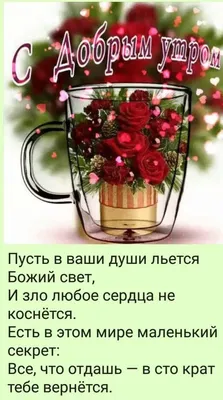 ДОБРОЕ УТРО! 🧡🦋🌼💐🏵🌿🌼🦋 ВСЕ БУДЕТ ХОРОШО! 🧡 | Glassware, Tableware,  Glass картинки