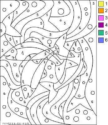 Картинки раскраски по номерам картинки