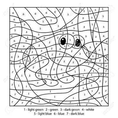 Раскраски по номерам для детей | Распечатать бесплатно картинки
