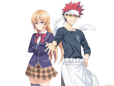 Обои Аниме Shokugeki no Soma, обои для рабочего стола, фотографии аниме,  shokugeki no soma, повара, эрина, сома Обои для рабочего стола, скачать обои  картинки заставки на рабочий стол. картинки