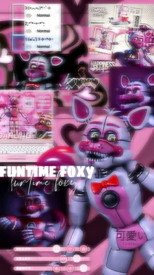 funtime foxy wallpaper | Обои, Детские фотоколлажи, Милые рисунки картинки
