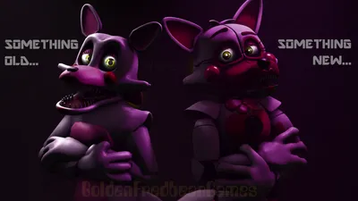 Шаблон Mangle Мангл Фантайм Фокси funtime foxy - Рисовач .Ру картинки