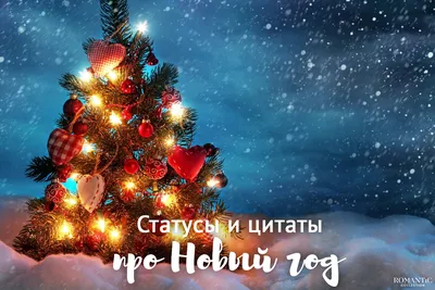 Волшебные статусы и цитаты про Новый год картинки
