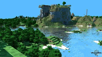 Обои для рабочего стола в стиле Minecraft » MinecraftOnly картинки