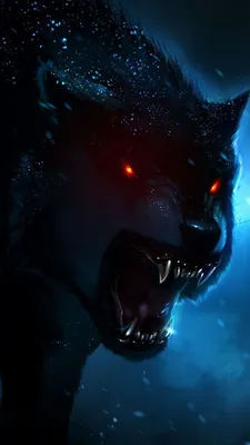 Открытка из приложения Кефир: https://kefirapp.com/c/2503815 | Wolf  wallpaper, Angry wolf, Fantasy wolf картинки