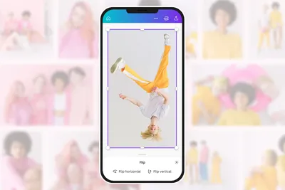 Перевернуть изображение, картинку, фотографию онлайн бесплатно с Canva картинки