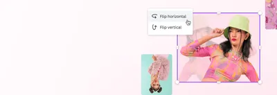Перевернуть изображение, картинку, фотографию онлайн бесплатно с Canva картинки